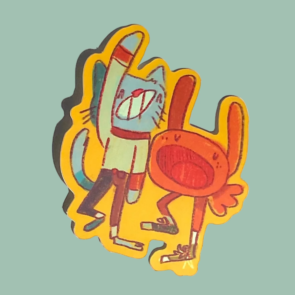 gumball + darwin sticker