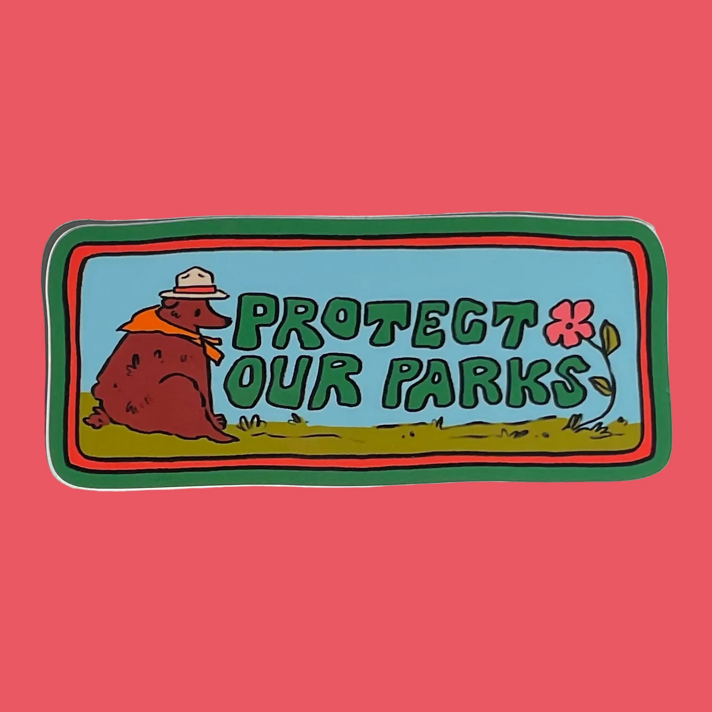 protect our parks sticker