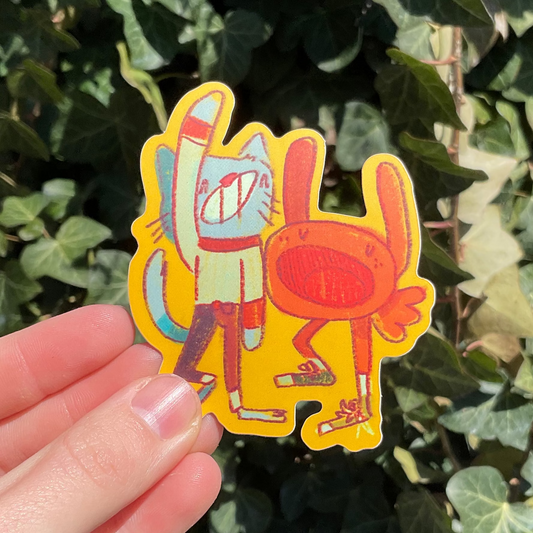 gumball + darwin sticker