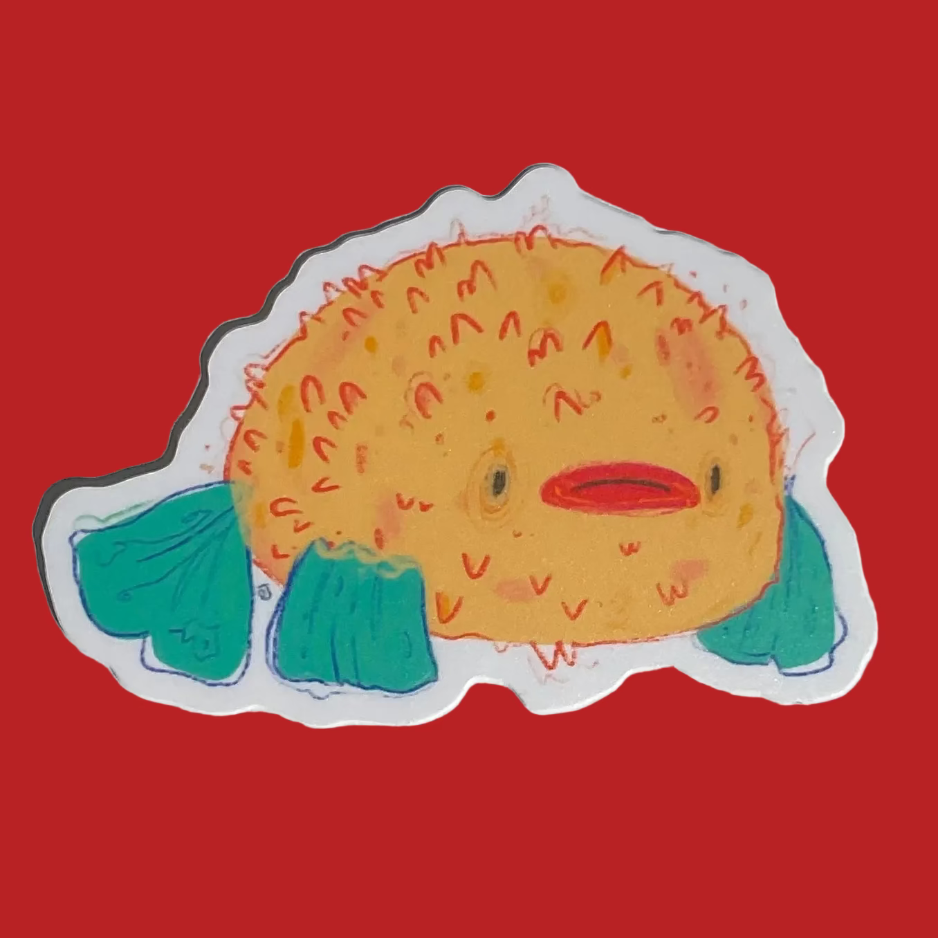 pufferfish sticker