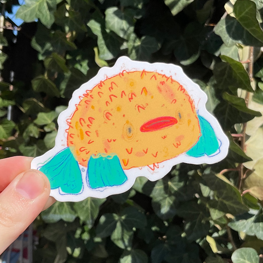 pufferfish sticker