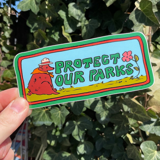 protect our parks sticker